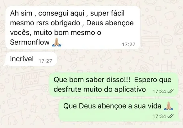 Depoimento de pastor