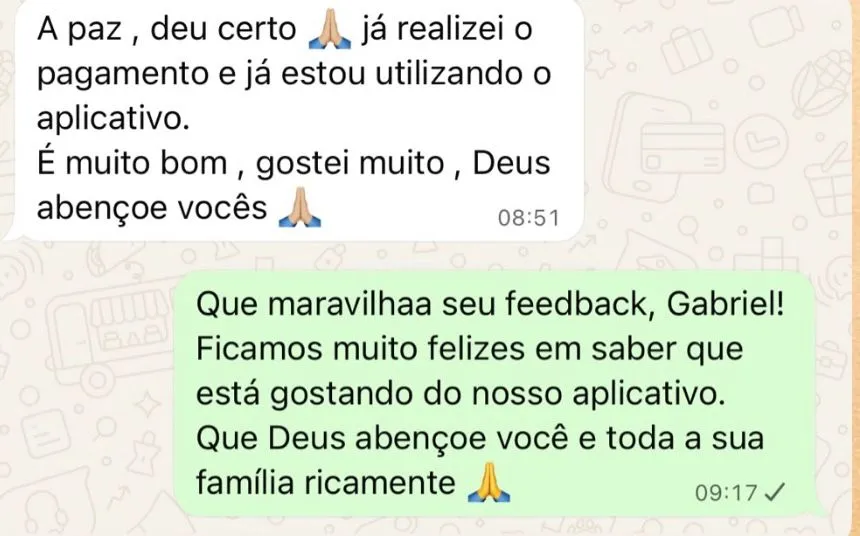 Depoimento de pastor